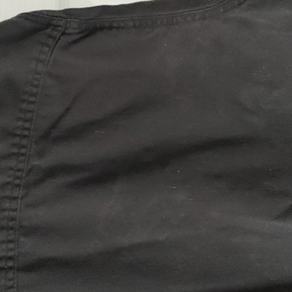 Wrangler Men's LG Black Button Down Shirt Faded From Wash - Picture 5 of 7